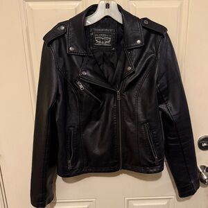 Levi's Classic Black Leather Jacket